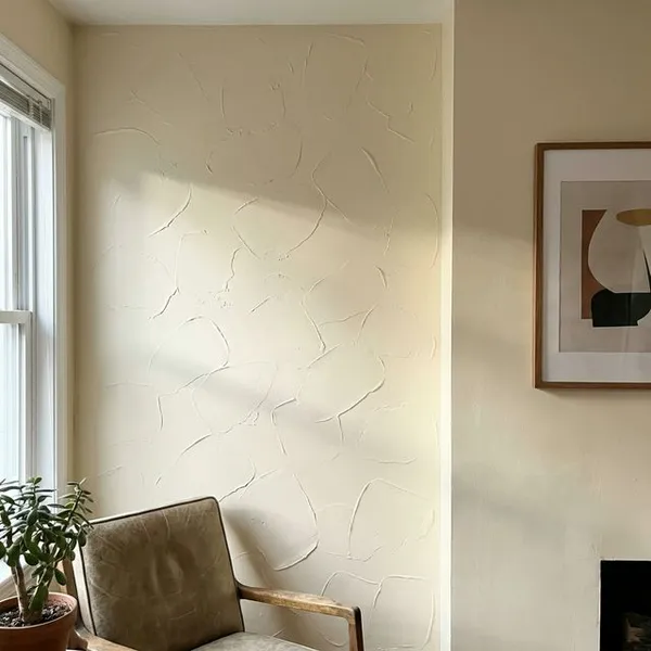 Custom texture work in Rosedale, CA living room