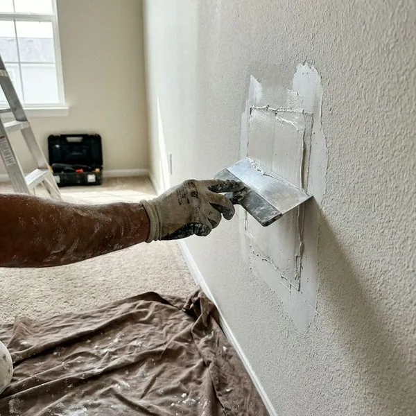 Drywall repair process in the Weedpatch area